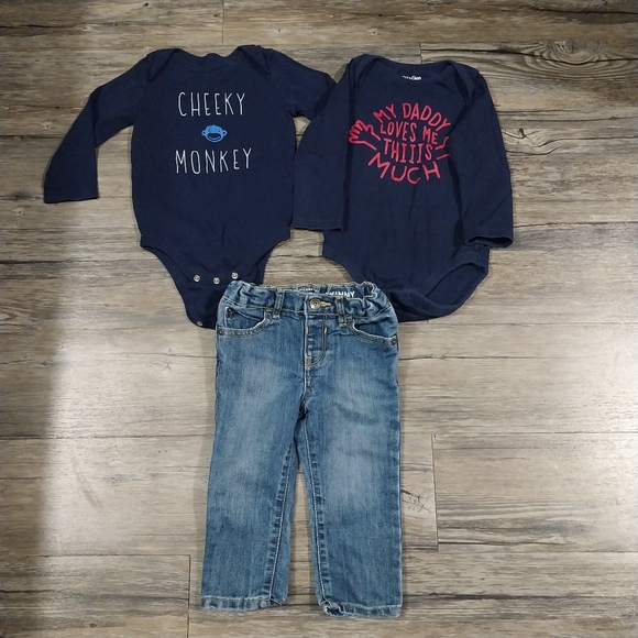 Baby Boy 2 Toddler Clothes Fall/Winter Caosule Wardrobe Bundle Boy Lot - Picture 4 of 9